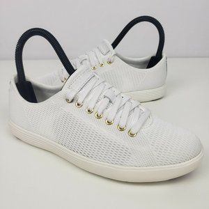 Cole Haan Womens sz 5B White Grand.0s Mesh Lightweight Walking Casual Shoes Snea